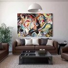 Quadro Decorativo Grande Abstrato Vênus - 150x80cm