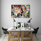 Quadro Decorativo Grande Abstrato Vênus - 150x80cm