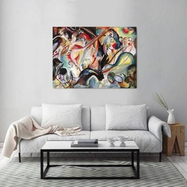 Quadro Decorativo Grande Abstrato Vênus - 150x80cm