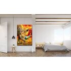 Quadro Decorativo Grande Animais Elemental Rhino - 150x80cm