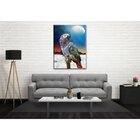 Quadro Decorativo Grande Animais Instinto Noturno - 120x80cm