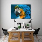 Quadro Decorativo Grande Animal Arara - 200x100cm