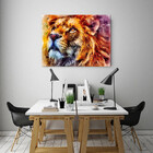 Quadro Decorativo Grande Animal King - 100x70cm
