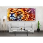 Quadro Decorativo Grande Animal King - 150x100cm