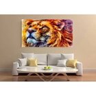 Quadro Decorativo Grande Animal King - 150x100cm