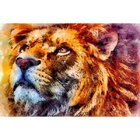 Quadro Decorativo Grande Animal King - 200x120cm