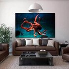 Quadro Decorativo Grande Animal Octopus - 150x100cm