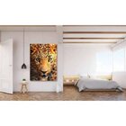 Quadro Decorativo Grande Animal Onça - 120x60cm