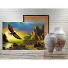 Quadro Decorativo Grande Animal Paisagem King Eagle - 200x100