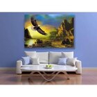 Quadro Decorativo Grande Animal Paisagem King Eagle - 200x100