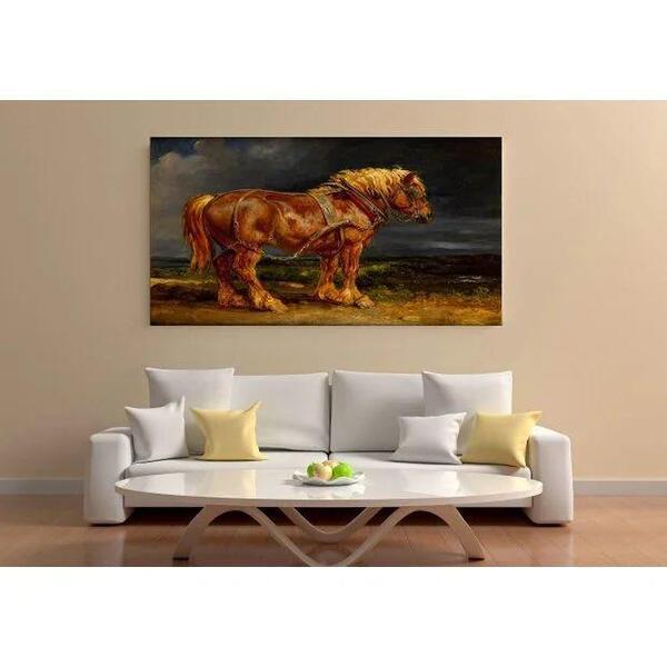 Quadro Decorativo Grande Animal Potro - 150x80cm