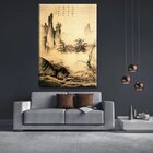 Quadro Decorativo Grande Arte Oriental Dançando E Cantando (c