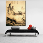 Quadro Decorativo Grande Arte Oriental Dançando E Cantando (c