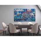 Quadro Decorativo Grande Arte Urbana Abstrato Street Lover -