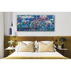 Quadro Decorativo Grande Arte Urbana Abstrato Street Lover -