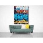 Quadro Decorativo Grande Arte Urbana Atmos - 150x80cm