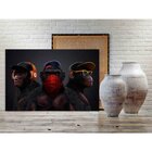 Quadro Decorativo Grande Arte Urbana Conceitual Gangster Monk