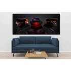 Quadro Decorativo Grande Arte Urbana Conceitual Gangster Monk