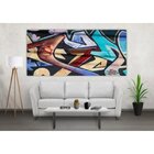 Quadro Decorativo Grande Arte Urbana Grunge - 180x135cm