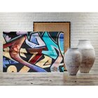 Quadro Decorativo Grande Arte Urbana Grunge - 200x100cm