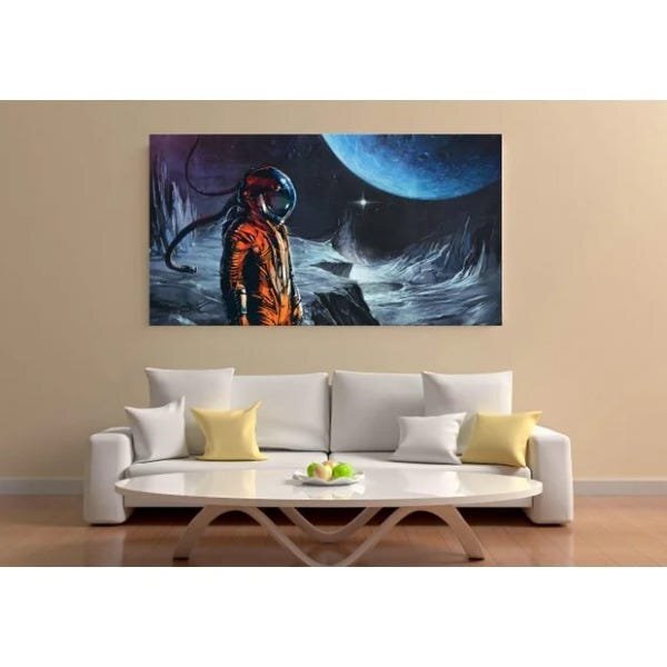 Quadro Decorativo Grande Astronauta - 180x120cm