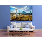 Quadro Decorativo Grande Cidade Astana 2 - 100x70cm