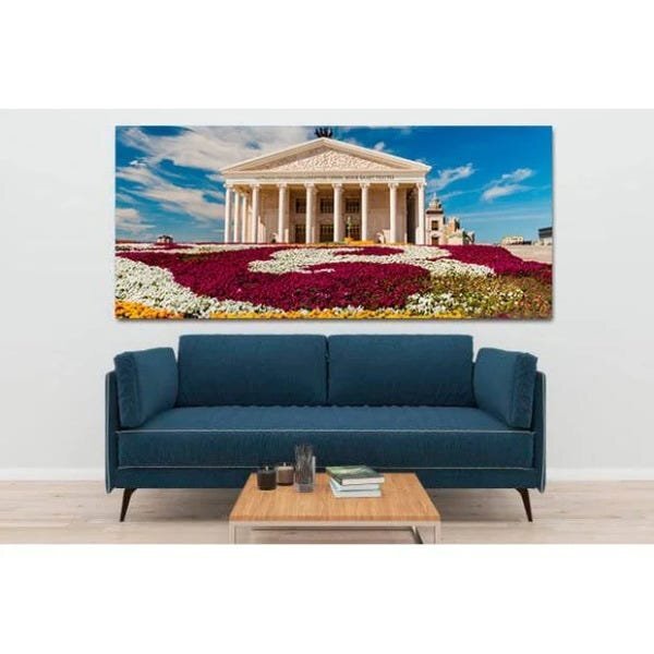Quadro Decorativo Grande Cidade Astana Opera - 180x120cm
