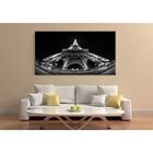 Quadro Decorativo Grande Cidade Black And White Eiffel Tower