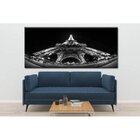 Quadro Decorativo Grande Cidade Black And White Eiffel Tower
