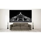 Quadro Decorativo Grande Cidade Black And White Eiffel Tower