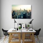 Quadro Decorativo Grande Cidade Horizonte Manhattan - 200x120