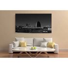 Quadro Decorativo Grande Cidade Madrid Black And White - 100x