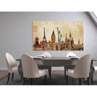 Quadro Decorativo Grande Cidade Maravilhas Do Mundo - 200x120