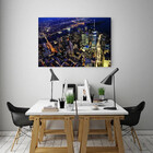 Quadro Decorativo Grande Cidade New York Night - 150x100cm