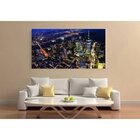 Quadro Decorativo Grande Cidade New York Night - 180x120cm