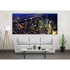 Quadro Decorativo Grande Cidade New York Night - 180x120cm