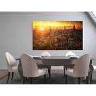 Quadro Decorativo Grande Cidade Polonês Retrô - 180x120cm