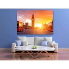 Quadro Decorativo Grande Cidade Sunset In London - 150x100cm