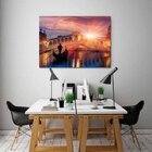 Quadro Decorativo Grande Cidade Venice - 120x60cm
