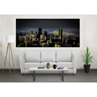 Quadro Decorativo Grande Cidades Black Chicago - 150x100cm
