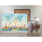 Quadro Decorativo Grande Cidades E Monumentos Amazing World M