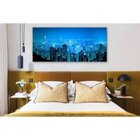 Quadro Decorativo Grande Cidades Illuminated City - 180x135cm