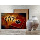 Quadro Decorativo Grande Conceito Baralho - 120x60cm