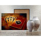 Quadro Decorativo Grande Conceito Baralho - 180x135cm