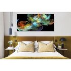Quadro Decorativo Grande Conceitual Abstrato Color Mix - 180x