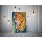 Quadro Decorativo Grande Conceitual Abstrato Forma - 200x120cm