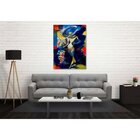 Quadro Decorativo Grande Conceitual Abstrato Lady - 150x100cm