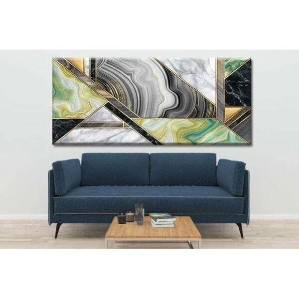 Quadro Decorativo Grande Conceitual Conchas Raras - 120x60cm