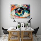 Quadro Decorativo Grande Conceitual Contemporâneo Colorful Lo