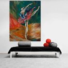 Quadro Decorativo Grande Conceitual Dança Adágio - 200x120cm